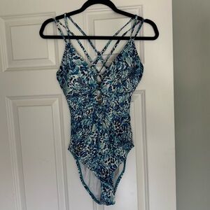 La Blanca - Island Goddess Underwire Lace Up One Piece